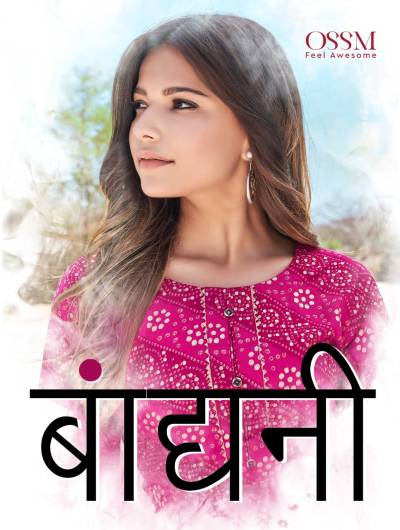 Bandhani By Ossm Fancy Foil Printed Stylish Kurti Collection